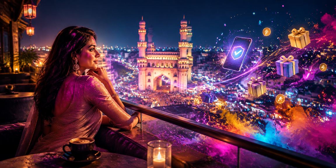 User depositing funds via mobile in Hyderabad